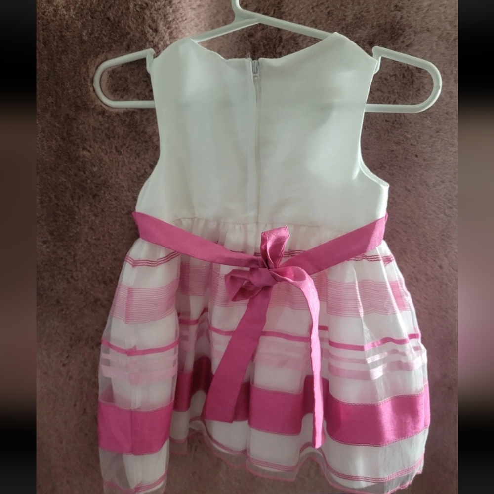 American Princess Dress, Pink White Summer Spring Party Special Occasion 24 M - Picture 6 of 11